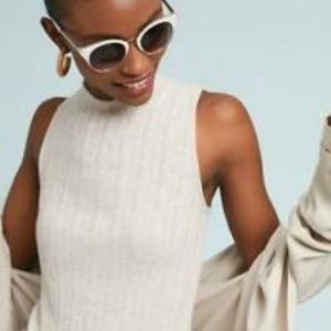 Anthropologie Pure + Good mock neck knit tank